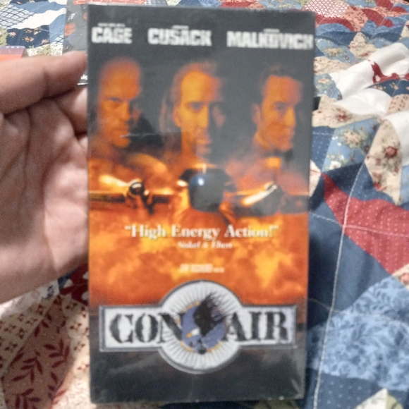 1995 Con Air Vhs New And Sealed - Picture 1 of 5